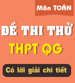 Đề thi thử THPTQG Toán học